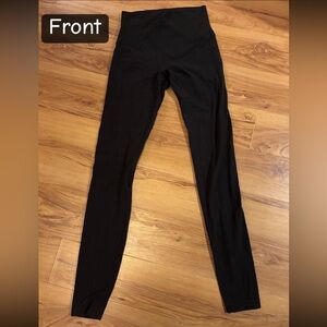 Black lululemon leggings